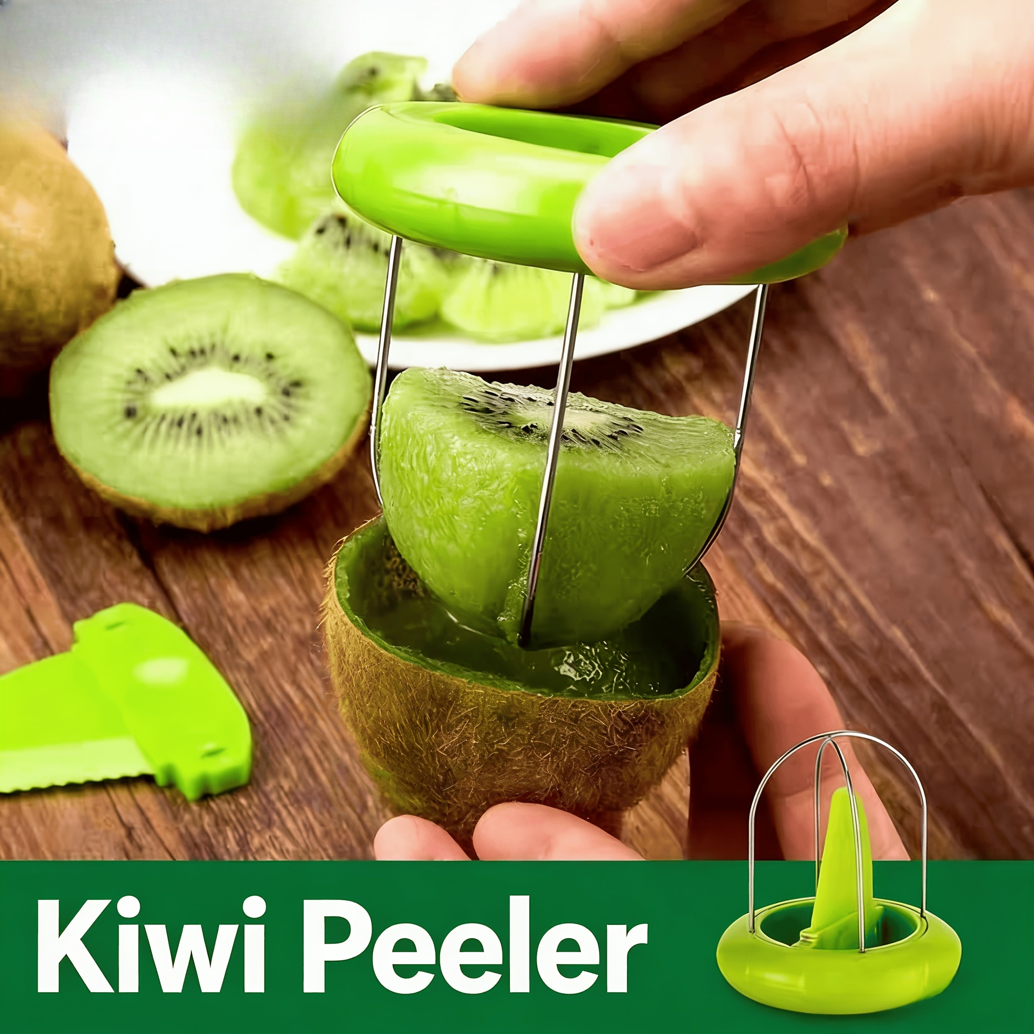 Camping Cooking Multi Tool - Two creative kiwi peelers with cute