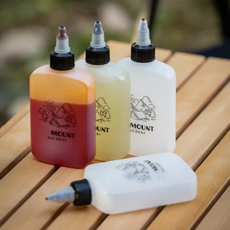 Camping Cooking Utilities - Outdoor Oil Bottle Portable Packaging Small