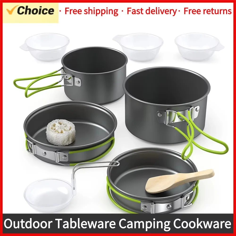 Camping Cooking Set For 4 - Outdoor Cooking Camping utensil set for