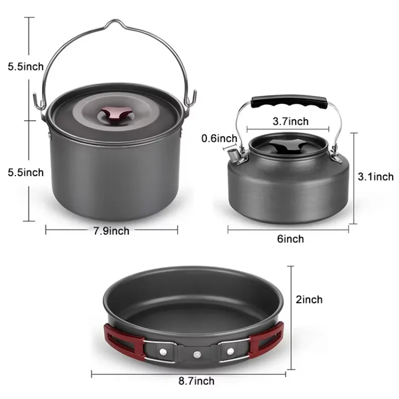 High Quality Outdoor Lightweig - Quality Camping Cooking Set recensione e prezzo