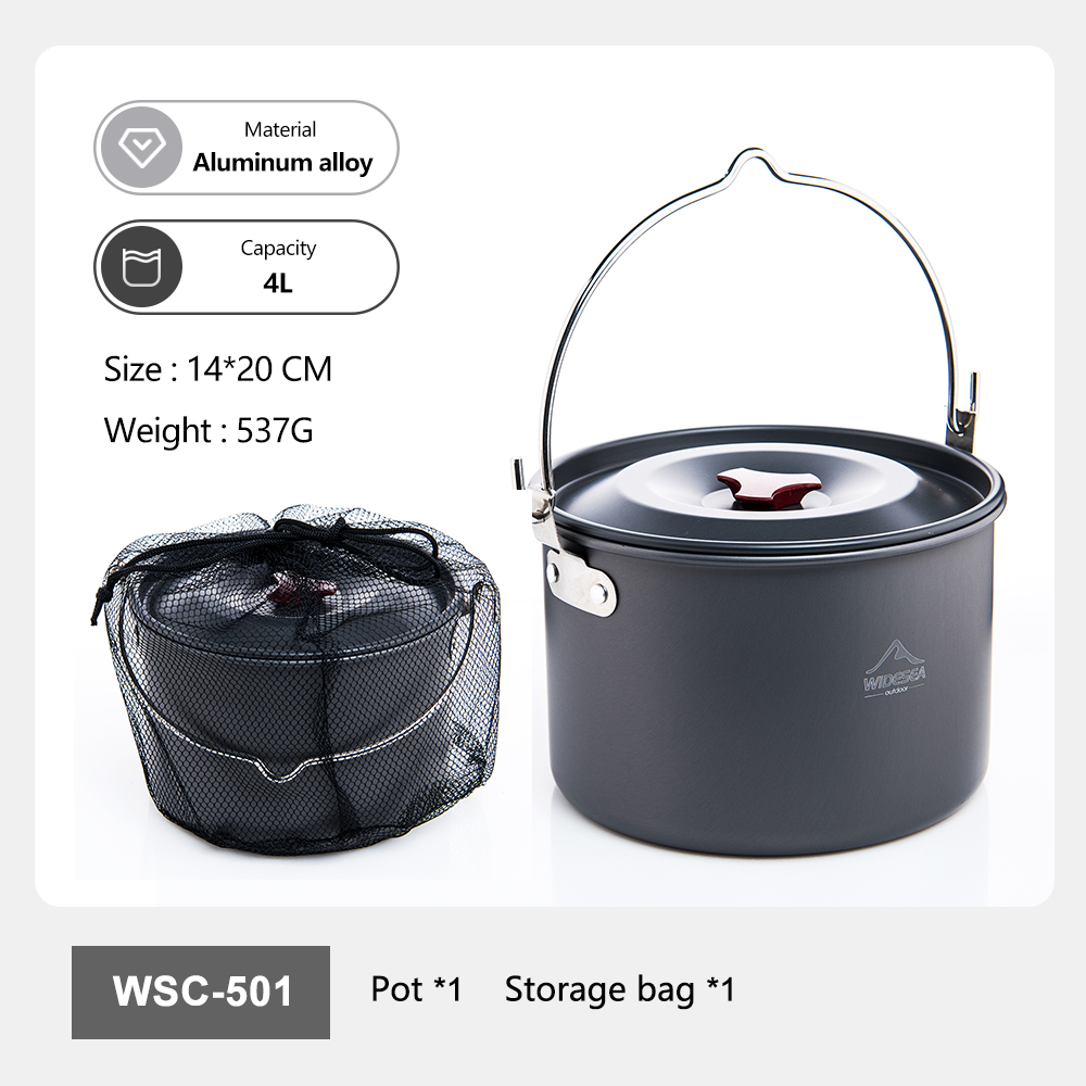 Widesea Hard Anodized Aluminum - Camping Cooking Utilities recensione e prezzo
