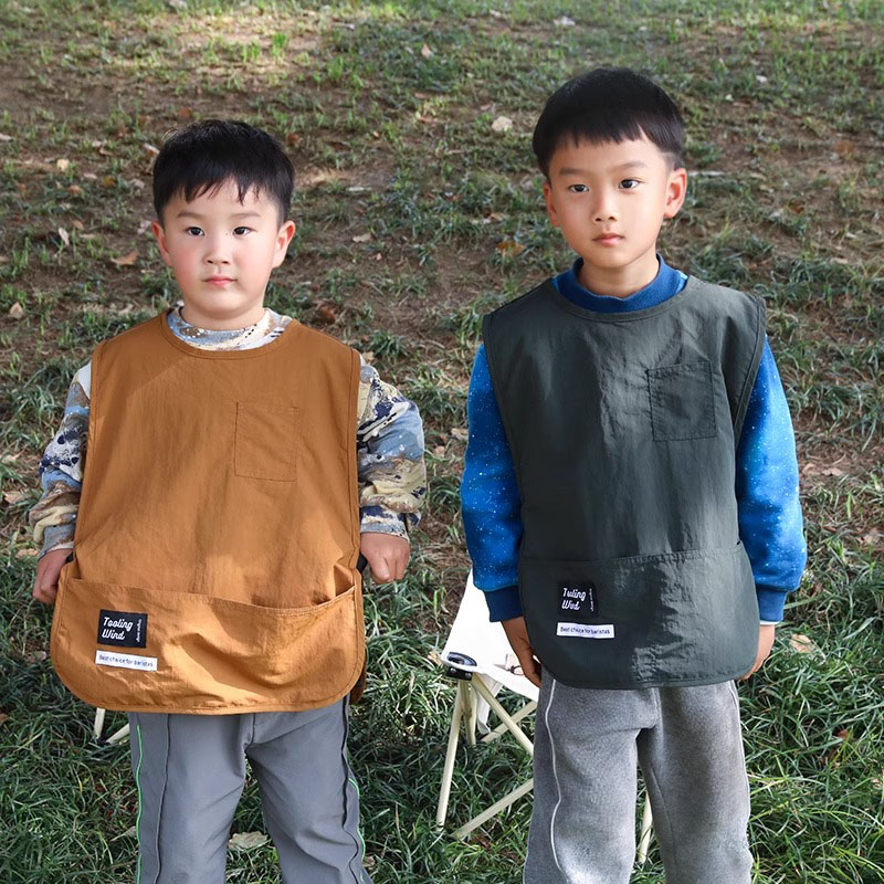 Oilproof Waterproof Kids Apron - Camping Cooking And Drinking recensione e prezzo