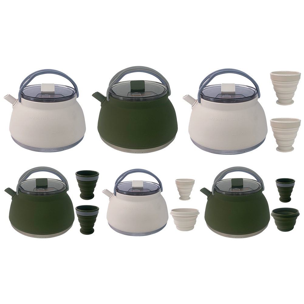 Outdoor Folding Silicone Kettl - Campfire Cooking Anime recensione e prezzo