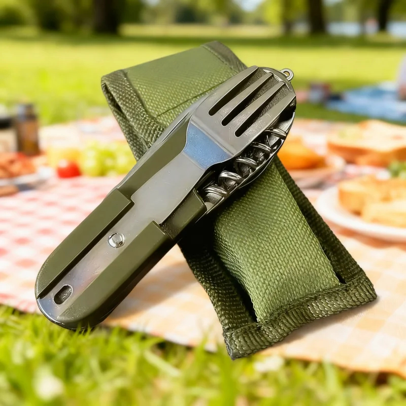 Stainless Steel 7 in 1 Camping - Camping Cooking Knife Set recensione e prezzo