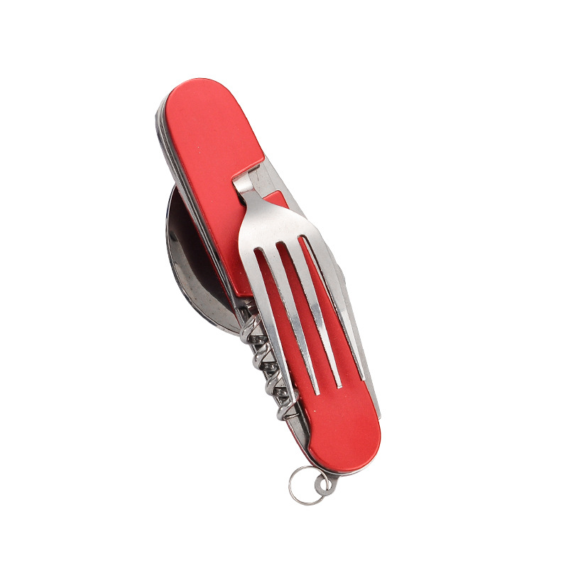 4-in-1 Portable Stainless Stee - Camping Cooking Knife Set recensione e prezzo
