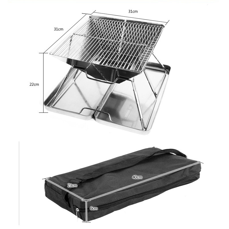 Portable Camping BBQ Grill Cam - Camp Grill Portable Folding recensione e prezzo