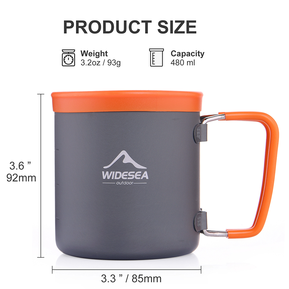 Widesea Camping Aluminum Cup O - Camping Cooking And Drinking recensione e prezzo