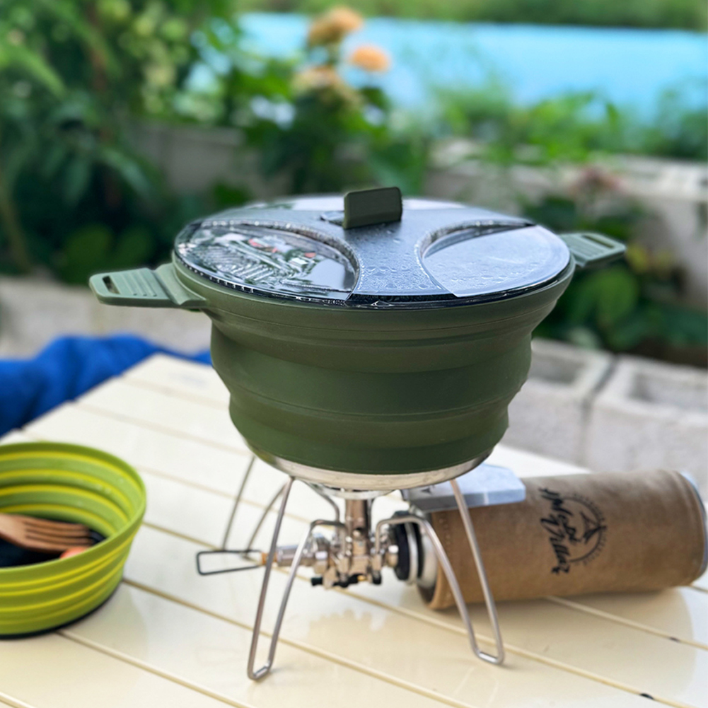 Outdoor Camping Folding Pot, S - Camping Hiking Cooking recensione e prezzo