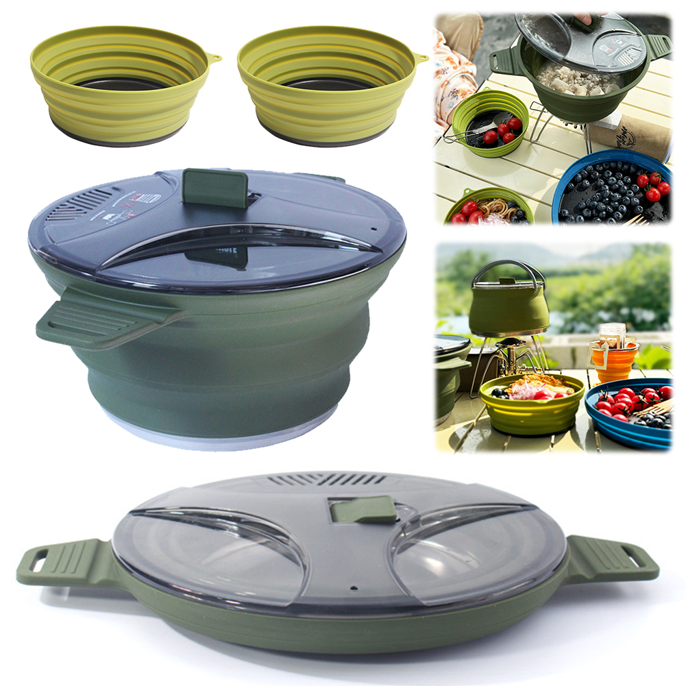 Outdoor Camping Folding Pot, S - Camping Hiking Cooking recensione e prezzo