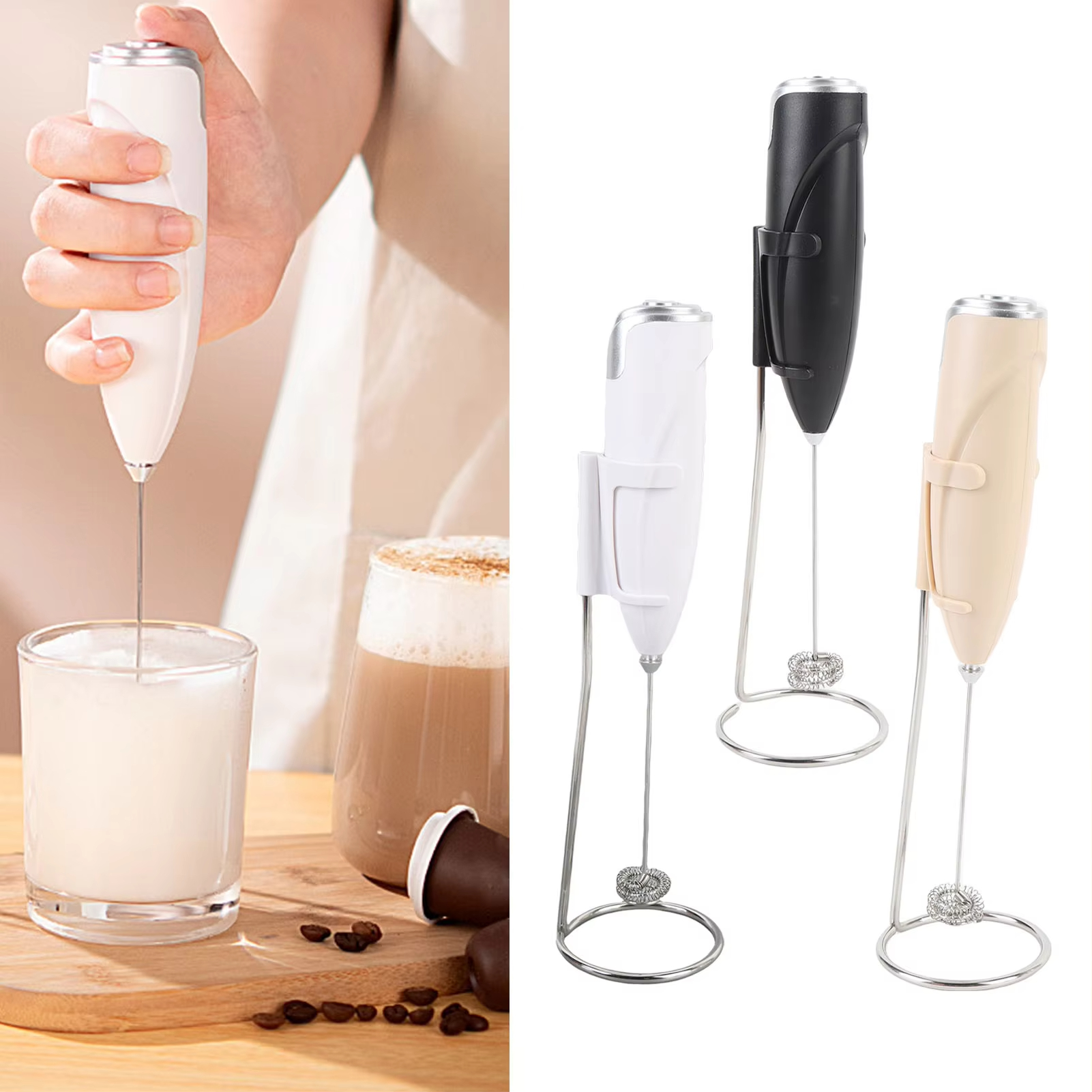 1 set of electric milk mixer+e - Pocket Coffee Maker recensione e prezzo