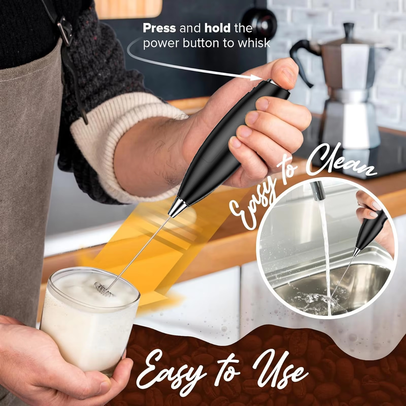1 set of electric milk mixer+e - Pocket Coffee Maker recensione e prezzo