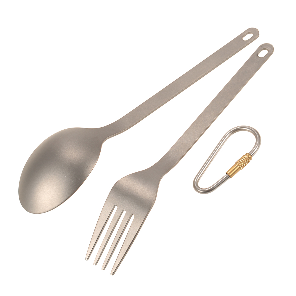 TOMSHOO Titanium Tableware Din - Camping Cooking And Cutlery Set recensione e prezzo