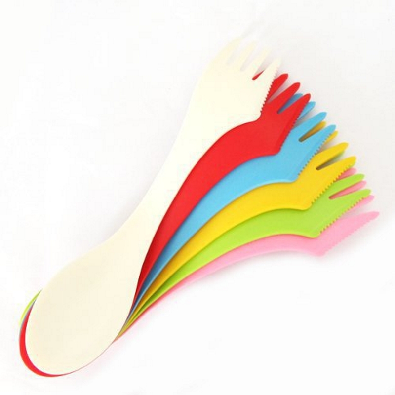 6PCS 3-in-1 Camp Utensils Set  - Camping Cooking And Cutlery Set recensione e prezzo