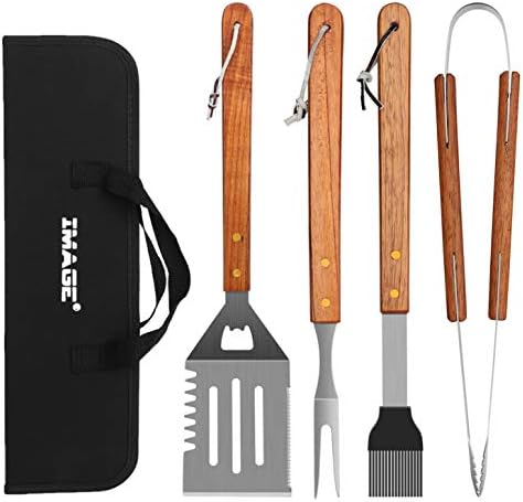 4-Piece Stainless Steel BBQ Gr - Camping Cooking Set For 4 recensione e prezzo