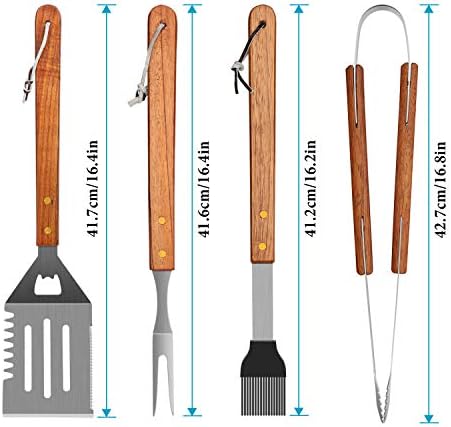 4-Piece Stainless Steel BBQ Gr - Camping Cooking Set For 4 recensione e prezzo
