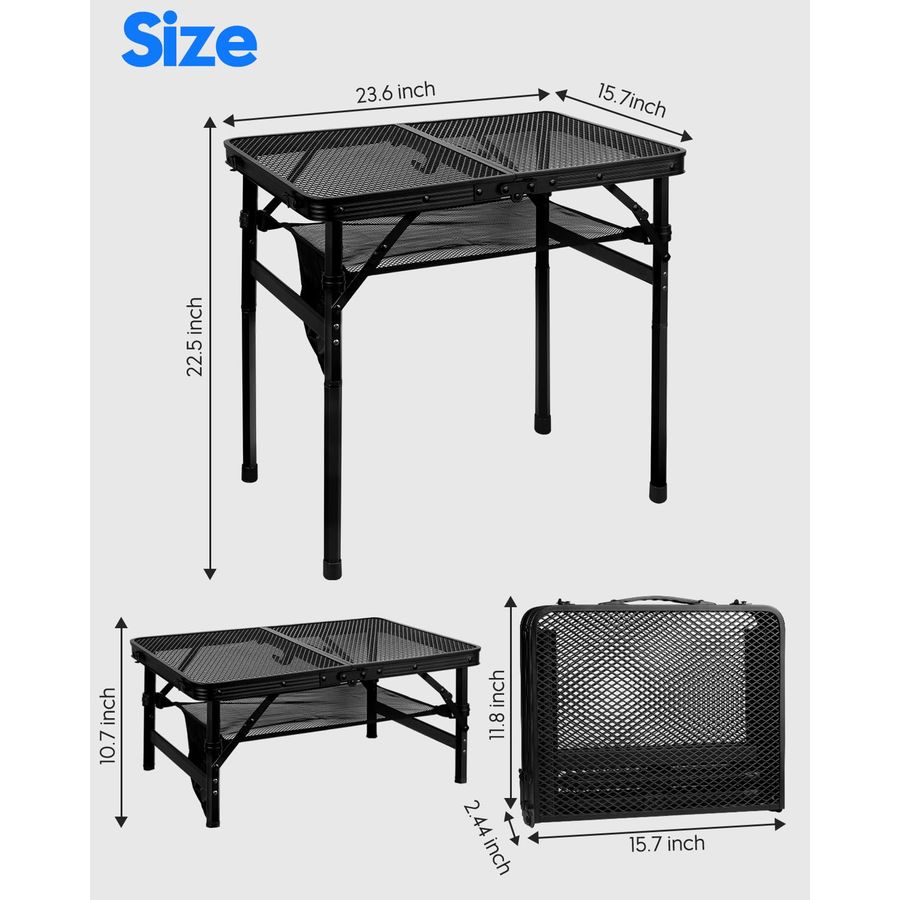 Folding Grill Table, Height Ad - Camp Grill Portable Folding recensione e prezzo