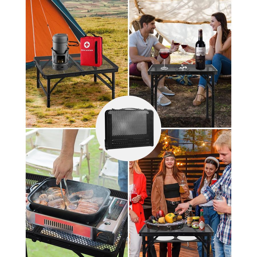 Folding Grill Table, Height Ad - Camp Grill Portable Folding recensione e prezzo