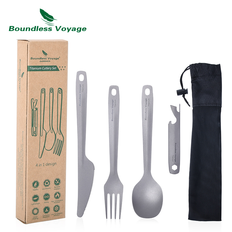 Boundless Voyage Utility Cutle - Camping Cooking And Cutlery Set recensione e prezzo