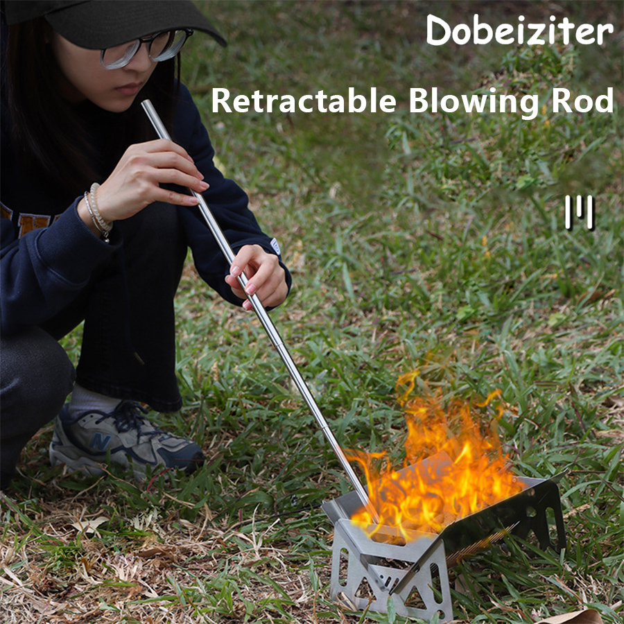 Stainless Steel Blowpipe Pocke - Camping Hiking Cooking recensione e prezzo