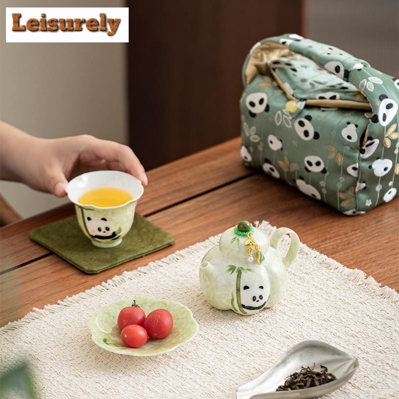 Hand-painted Panda Travel Tea  - Camping Cooking Utilities recensione e prezzo