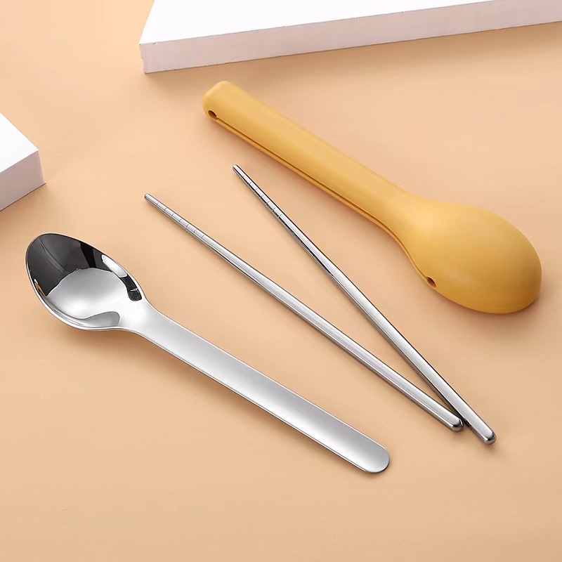 3-Piece Portable Flatware Pock - Camping Cooking Knife Set recensione e prezzo
