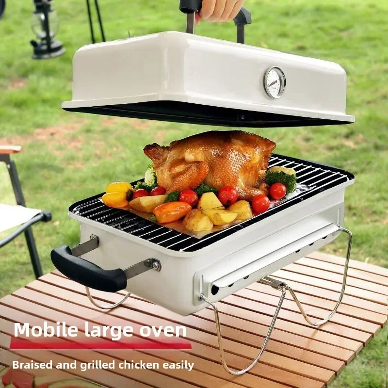 Charcoal Grill, Outdoor, Oven, - Camp Grill Portable Folding recensione e prezzo