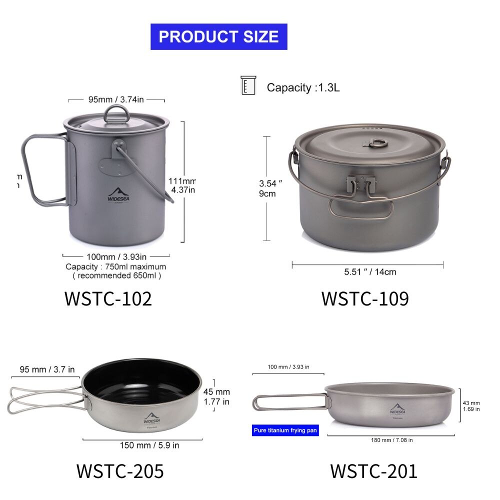 Widesea Camping Tableware Tita - Campfire Cooking Anime recensione e prezzo