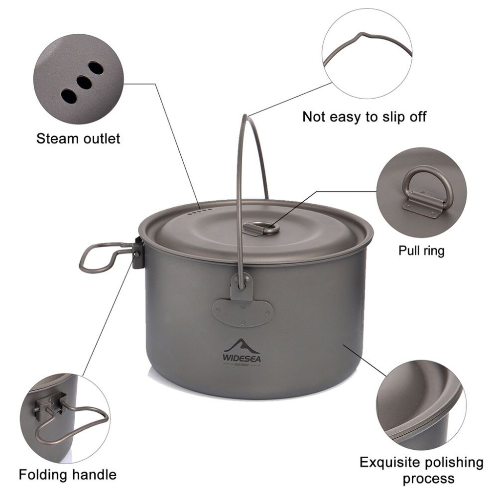 Widesea Camping Tableware Tita - Campfire Cooking Anime recensione e prezzo