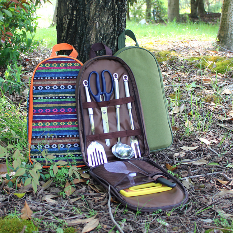 7pcs Camping Kitchen Utensil S - Camping Cooking And Cutlery Set recensione e prezzo