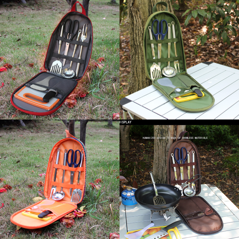 7pcs Camping Kitchen Utensil S - Camping Cooking And Cutlery Set recensione e prezzo