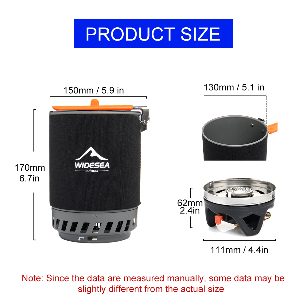 Widesea Camping Cooking System - Camping Hiking Cooking recensione e prezzo