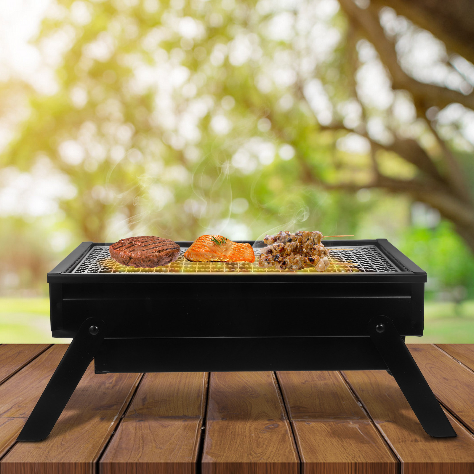 Portable Folding Charcoal Gril - Camp Grill Portable Folding recensione e prezzo