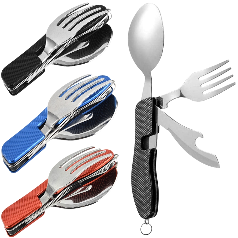 4 in1 Foldable Camping Utensil - Camping Cooking Knife Set recensione e prezzo