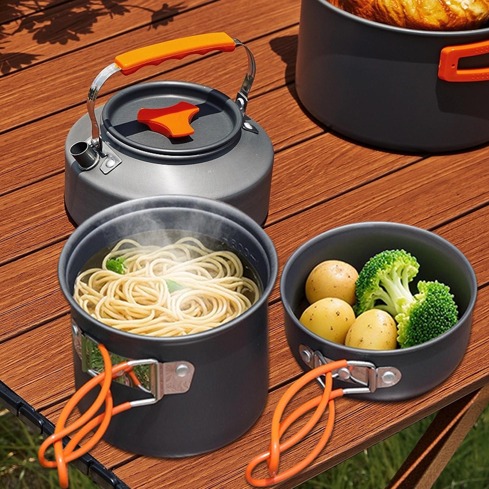 Portable Camping Cookware Set  - Camping Cooking Knife Set recensione e prezzo