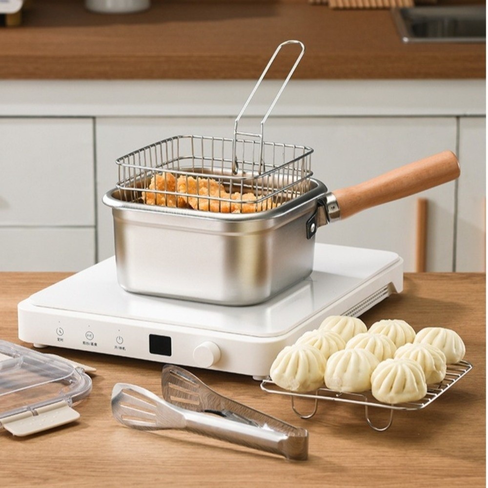 Portable Stainless Steel Fryin - Campfire Cooking Anime recensione e prezzo