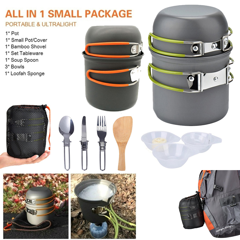 New Camping Pot  Portable Outd - Camping Cooking Knife Set recensione e prezzo