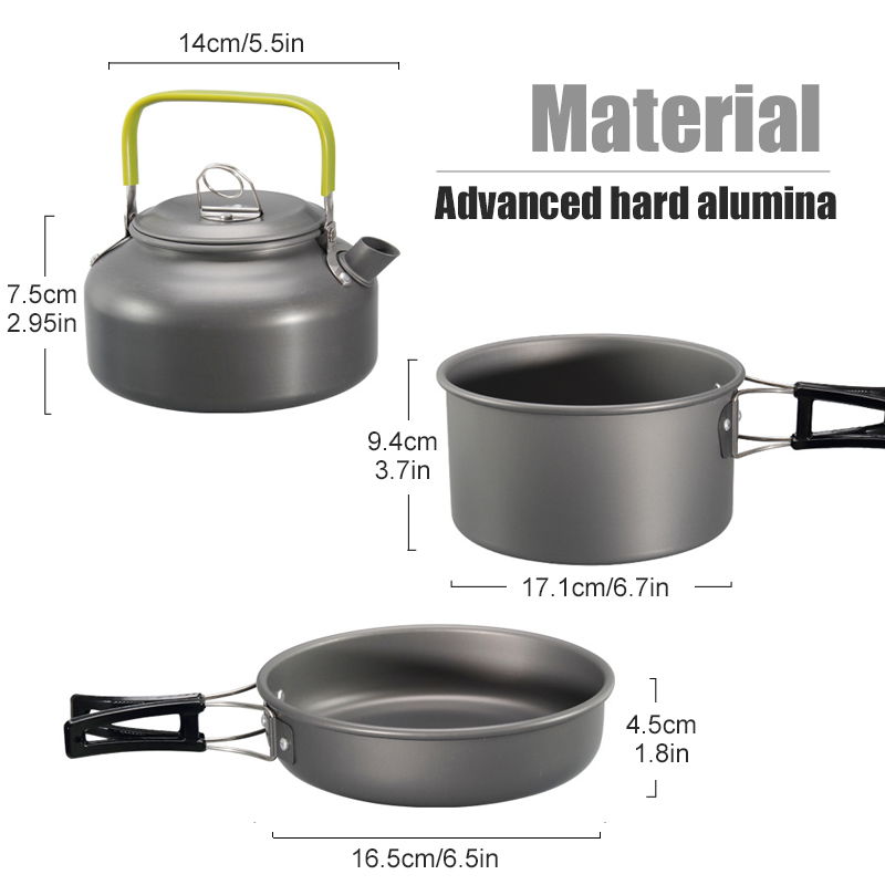 WESTTUNE Camping Cookware Kit  - Campfire Cooking Anime recensione e prezzo