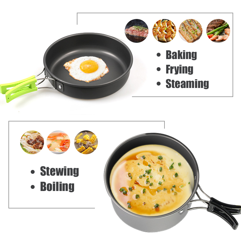 WESTTUNE Camping Cookware Kit  - Campfire Cooking Anime recensione e prezzo