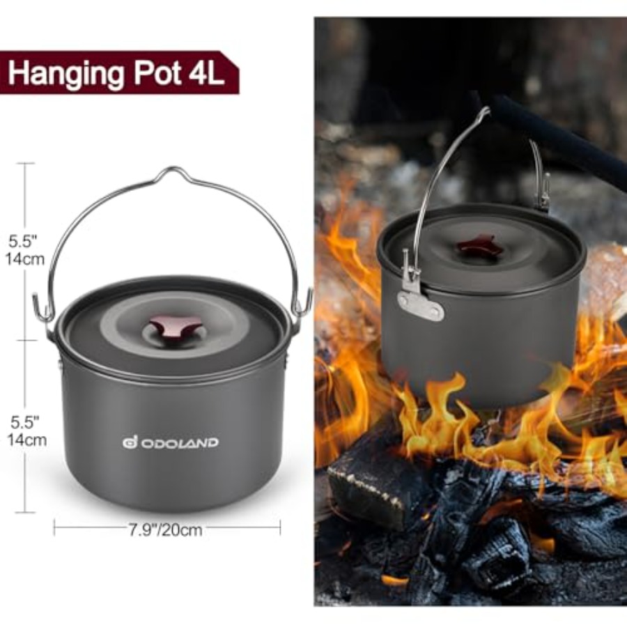 22pcs Camping Cookware Mess Ki - Camping Cooking Set For 4 recensione e prezzo