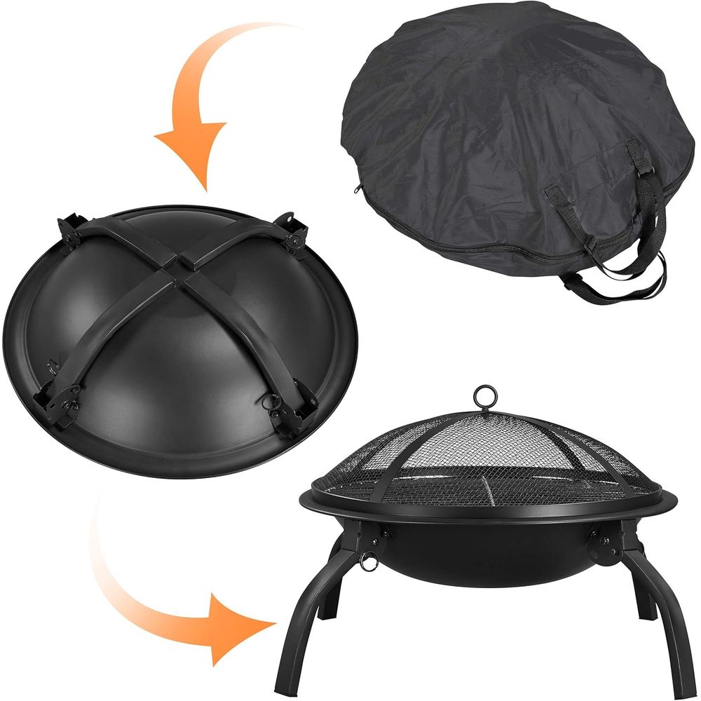 21 Inch Portable Folding Steel - Camp Grill Portable Folding recensione e prezzo