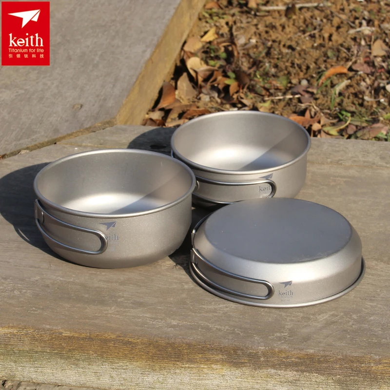 Keith 3PCS Titanium Cookware P - Camping Hiking Cooking recensione e prezzo