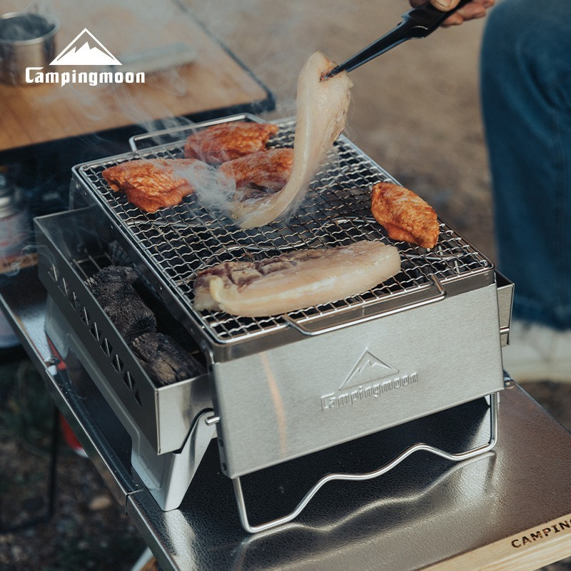 CAMPINGMOON MT-6-LT Outdoor St - Camping Cooking Open Fire recensione e prezzo