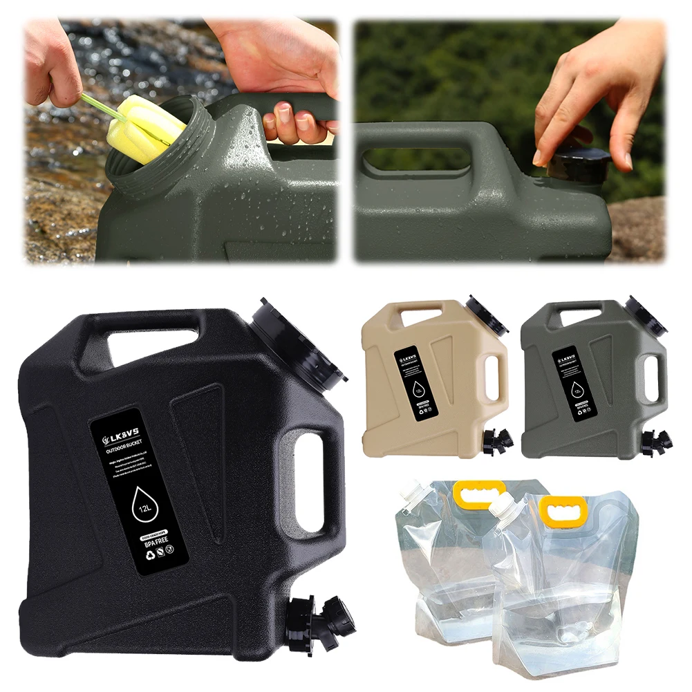 11/12/18.5L Water Bucket Large - Camping Cooking And Drinking recensione e prezzo