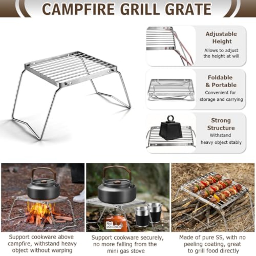 Camping cookware mess kit for  - Camping Cooking Open Fire recensione e prezzo