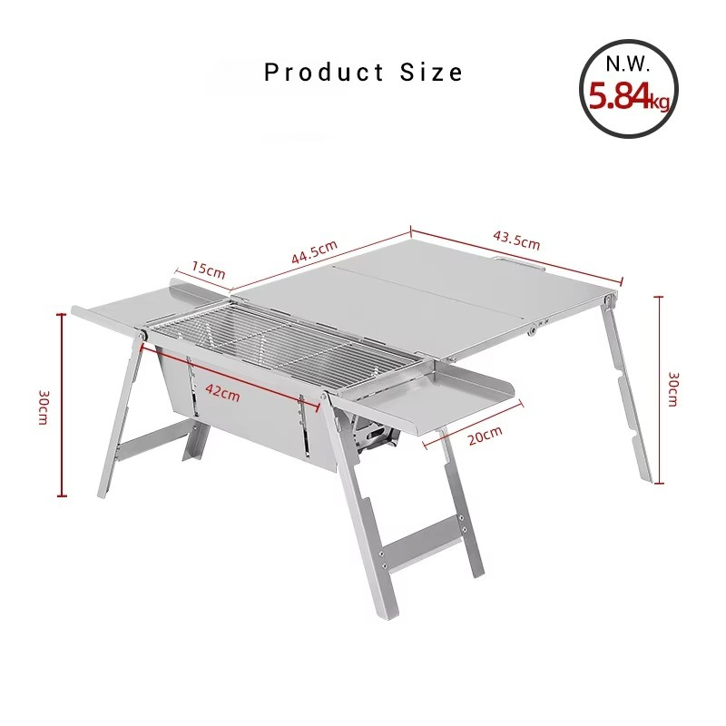 Portable Stainless Steel Outdo - Camp Grill Portable Folding recensione e prezzo
