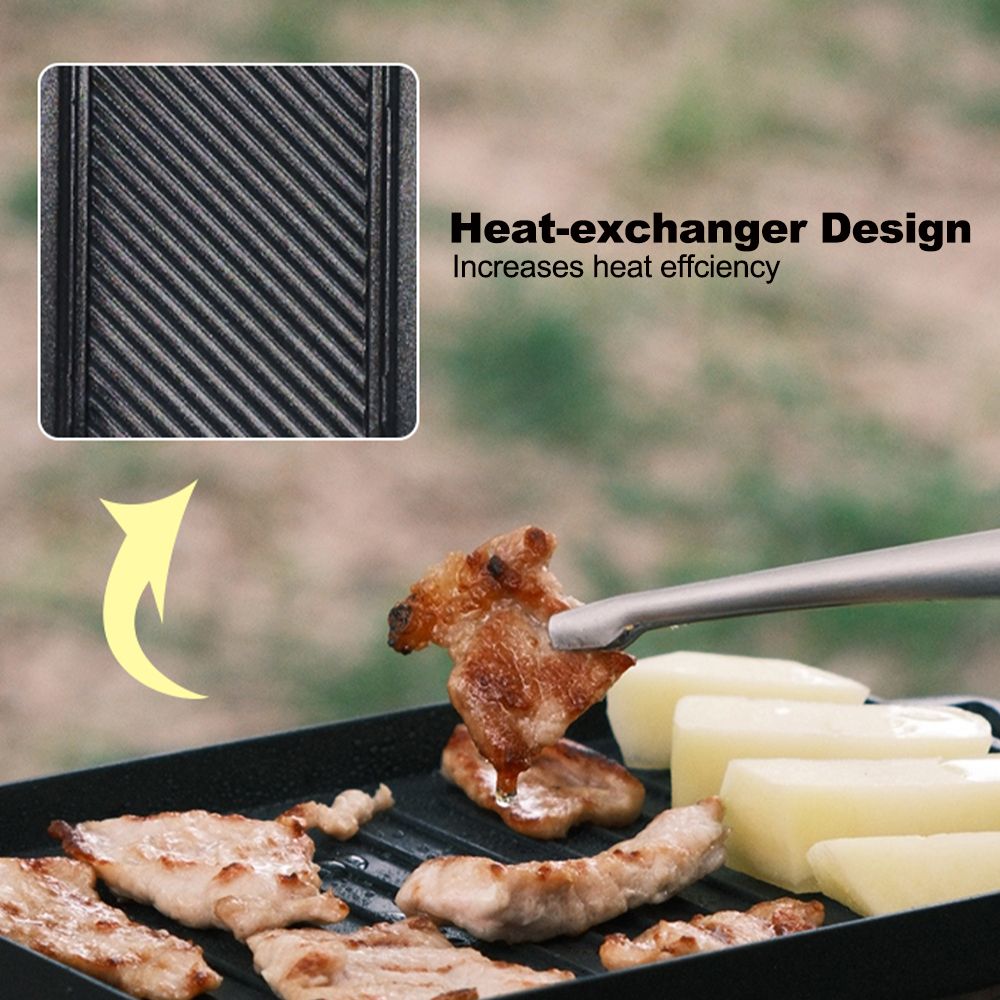 FireMaple Mini Grill Plate Set - Camping Cooking On Fire recensione e prezzo