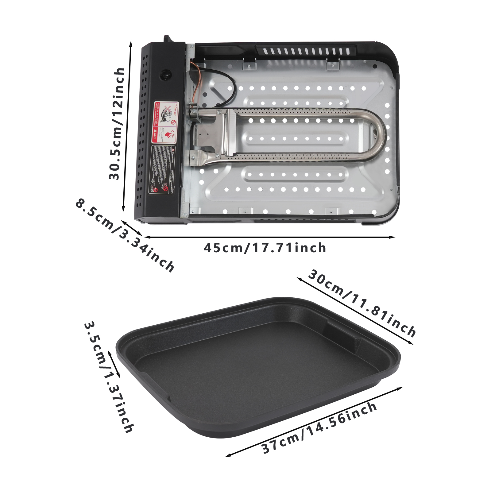 Black Rectangle Portable Butan - Camping Cooking Canister recensione e prezzo
