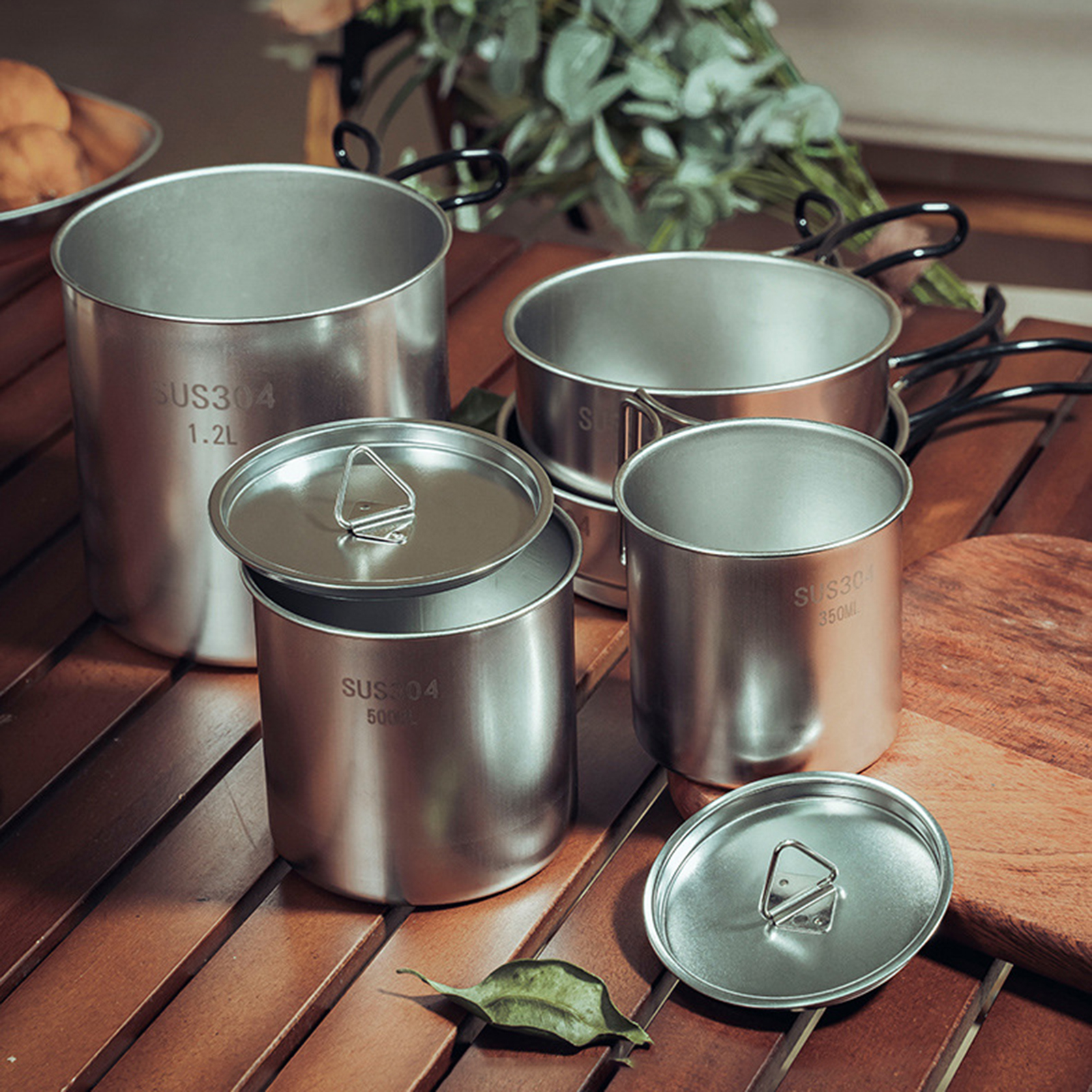Stainless Steel Camping Cookin - Camping Cooking And Drinking recensione e prezzo