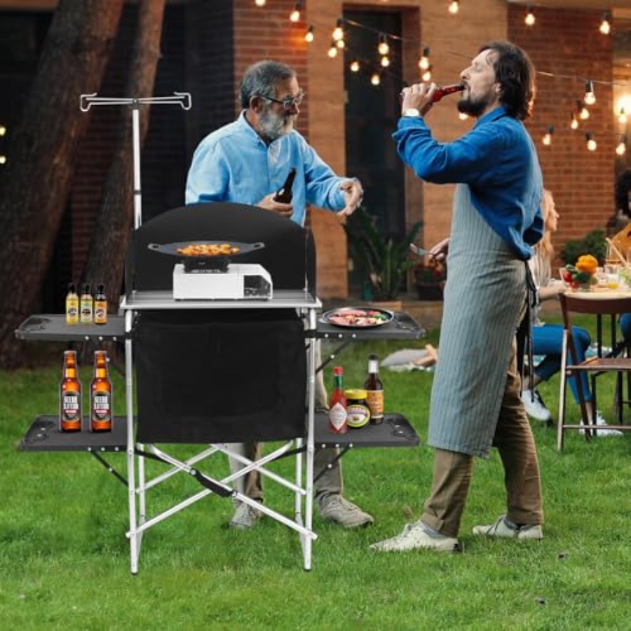 Camping Kitchen Table for Outd - Camping Cooking Set For 4 recensione e prezzo