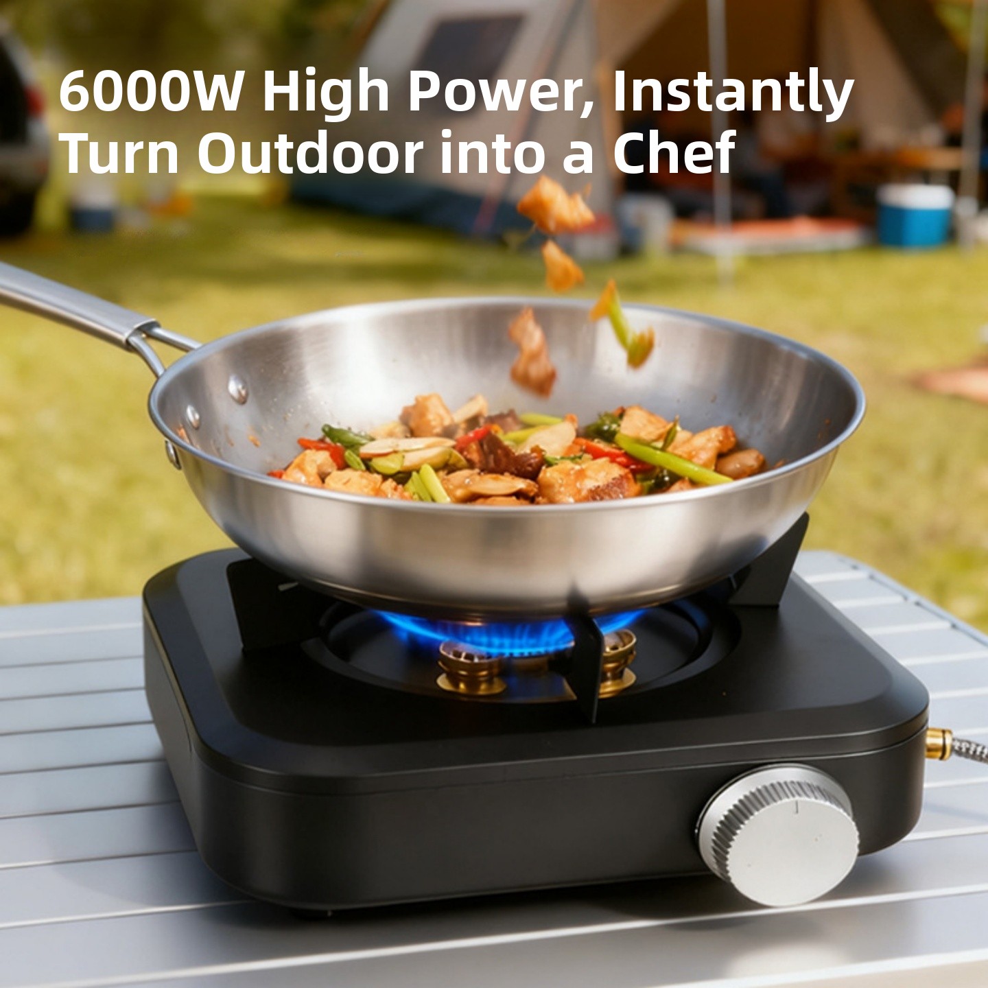 Portable Outdoor Camping Stove - Camping Cooking On Fire recensione e prezzo